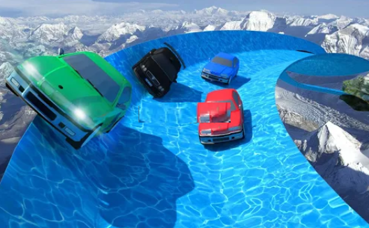 水滑梯赛车破解版下载